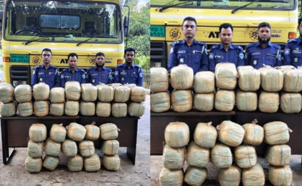 কুমিল্লায় ১৭৬ কেজি গাঁজা উদ্ধার